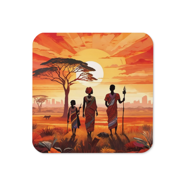 African Landscape - Family Coaster