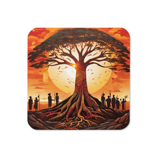 African Landscape - Family Roots Coaster