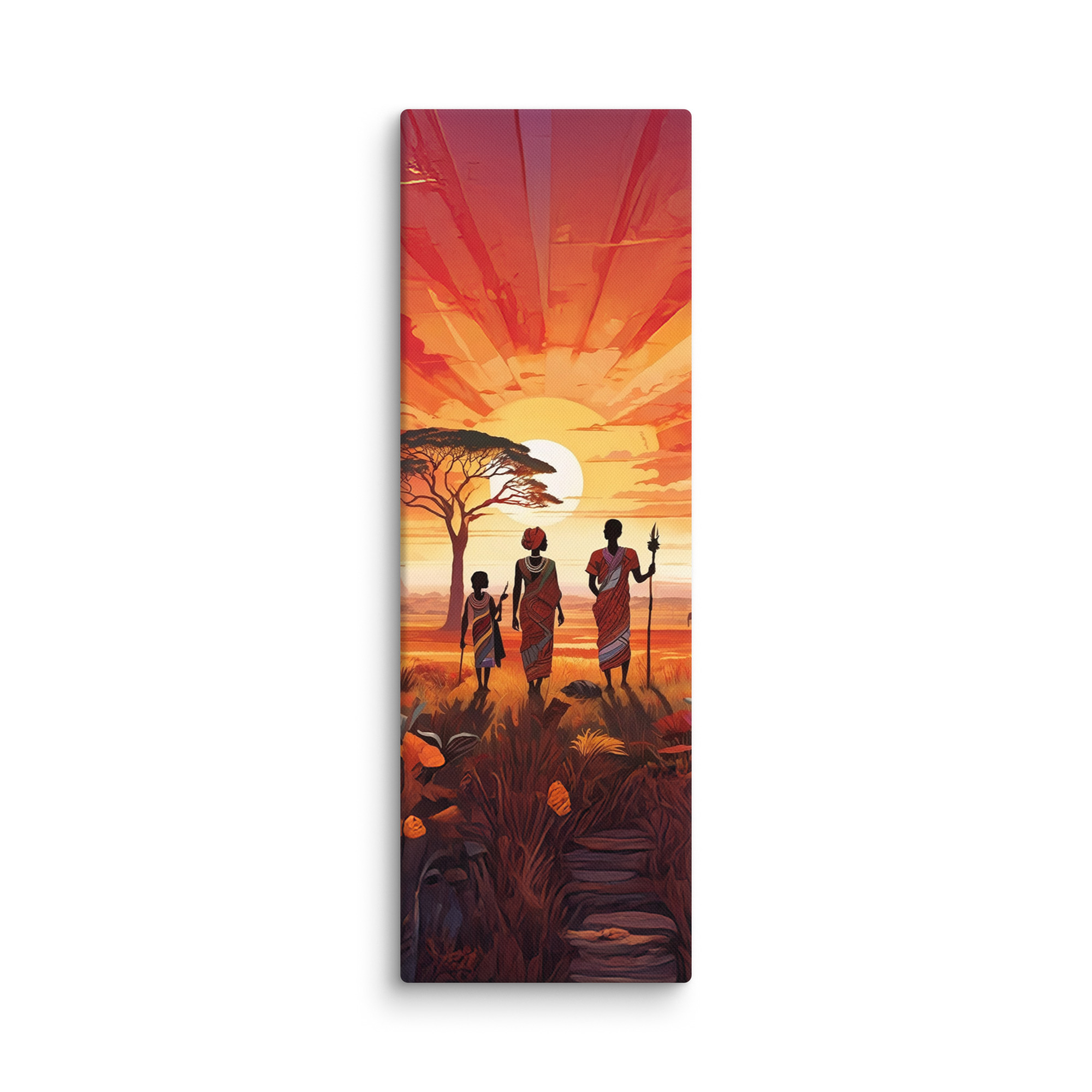 "Beautiful Garden" - African Heritage Canvas Print - Image 7